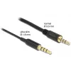 Audiokabel DeLOCK 66075 0,5 m 3,5 mm Schwarz