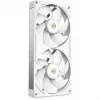 NZXT F280X RGB 140mm ARGB Gehäuselüfter - Weiß, 2er-Pack