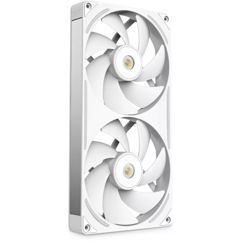 NZXT F280X RGB 140mm ARGB Gehäuselüfter - Weiß, 2er-Pack