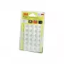 Selbstklebende quadratische Gerätefüße 3M SJ 5323 MPCB, transparent, Ø 20,6 mm × H 7,6 mm, Packung 24