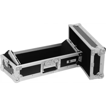 Mixer-Case Roadinger MCA-19-N 3HE schwarz — Flightcase für 19-Zoll-Rackmixer, 3U Höhe
