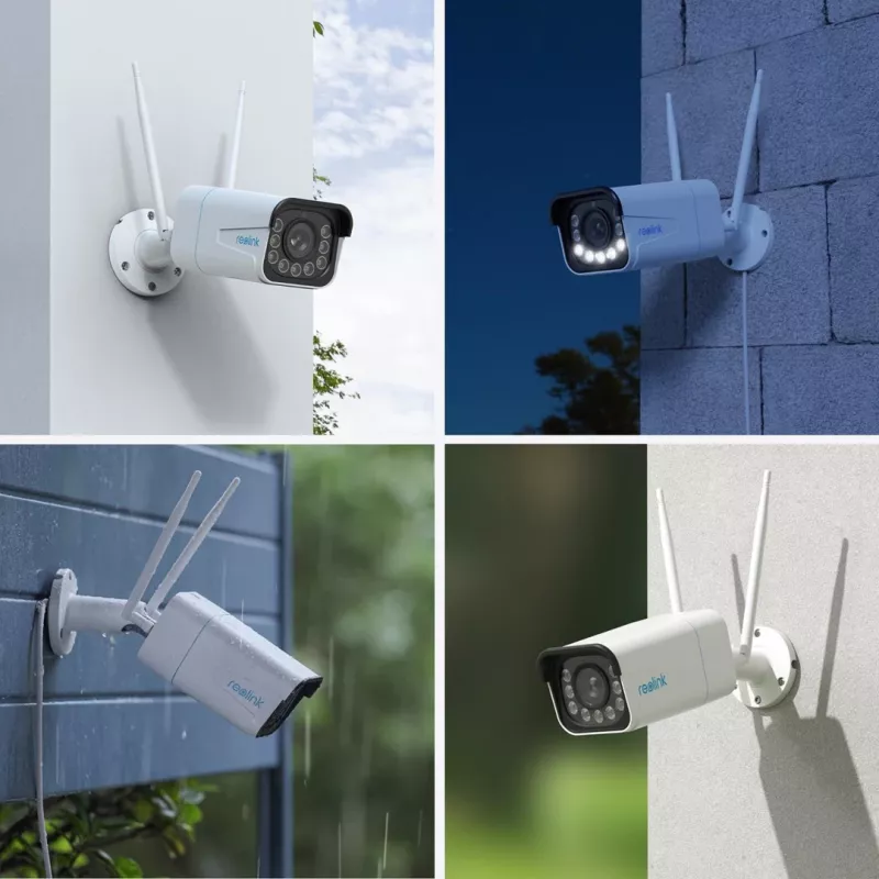 Reolink W430 - 4K Outdoor-Kamera, Next-Gen Wi-Fi 6, 5-fach optischer Zoom, Personen-/Fahrzeug-/Tiererkennung, Farb-Nachtsicht