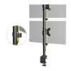 Maclean TV-Halterung 13-27 Zoll MC-966 (Tisch, 27), Monitorständer, Schwarz