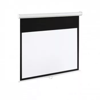 Elektrische Leinwand 100 16:9 150 322x187 mattweiß mit Fernbedienung