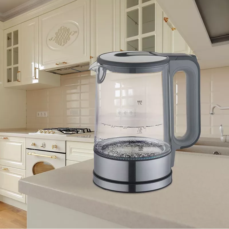 MAESTRO MR-053 Wasserkocher 1.7 L 2200 W (MR-053-Grau) Grau