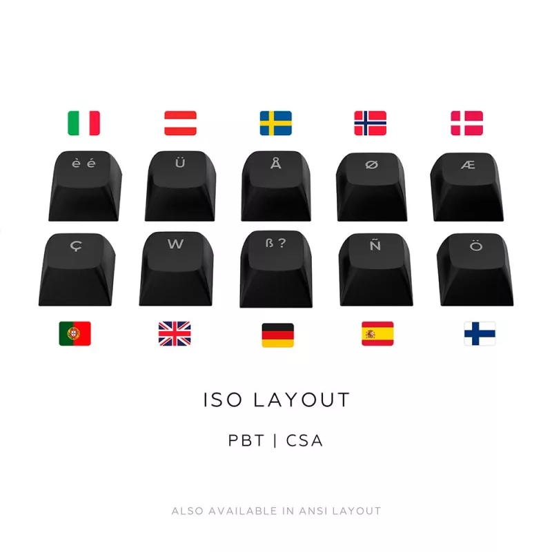 Dark Project ALU81A Terra Nova Gaming-Tastatur, ISO, Schwarz