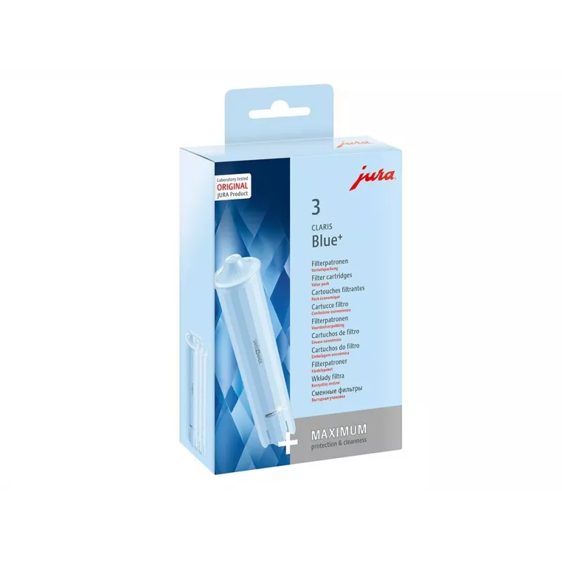 Wasserfilterpatrone JURA CLARIS Blue+ — kompatibel mit Jura, 65 L Kapazität, 3er-Pack