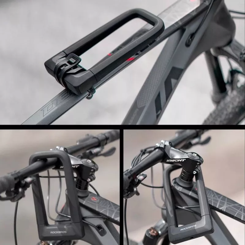 Rockbros RKS626-BKU-lock Fahrradschloss, schwarz