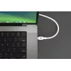 HYPER HyperJuice 240W Silikon USB-C auf USB-C Kabel (0,9 m/1 m) - Weiß