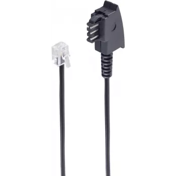 ShiverPeaks BS70093 3 m Schwarz Telefonkabel