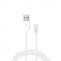 Savio CL-125 USB-Kabel USB 2.0 1 m USB A USB C Weiß