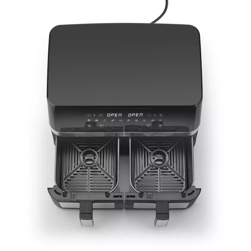Caso Air Fryer | DuoChef | Leistung 2200 W | Fassungsvermögen 14 L | Schwarz