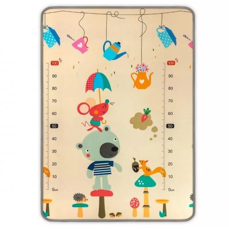 Play Foam Mat milly mally Modell 4688 — gerollte Schaumstoff-Spielmatte mit Bären- und Wal-Druck