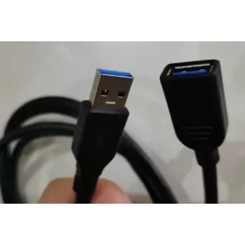Microconnect MC-ITH-USB3AAF-002 USB-Kabel USB 3.2 Gen 1 (3.1 Gen 1) 1,8 m USB A Schwarz