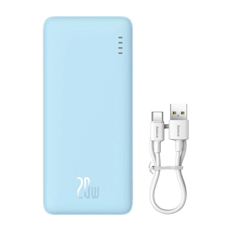 Baseus Airpow Lithium-Polymer (LiPo) 20000 mAh Blau
