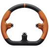 Sim-Racing-Lenkradkranz Asetek SimSports GT Rim Closed D Leder orange