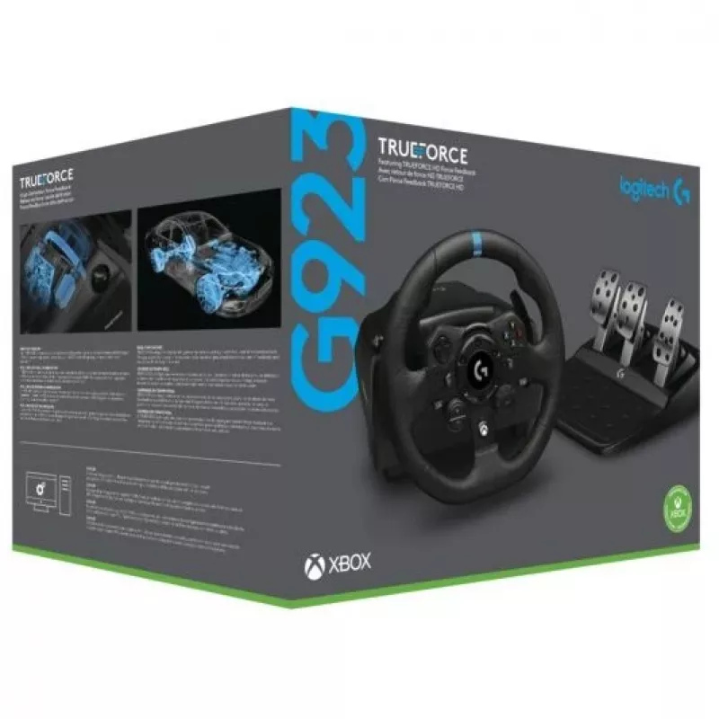 LOGITECH G923 SE Racing Wheel and Shifter Combo für Xbox Series X|S, Xbox One und PC - SCHWARZ - USB - PLUGCG - EMEA28i-935