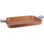 Rechteckige Steak-Grillpfanne Pensofal Cuprum 35×26 cm, antihaftbeschichtete Bratpfanne