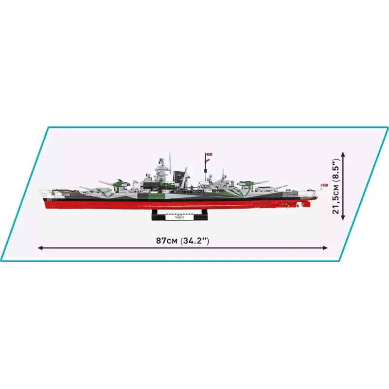 Marineschiffmodell COBI COBI-4839 Bausatz 1:300 Länge 870 mm Höhe 215 mm
