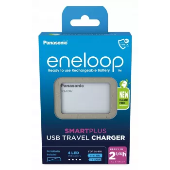 USB-Akkuladegerät PANASONIC Eneloop Smartplus BQ-CC87 (BQ-CC87USB)
