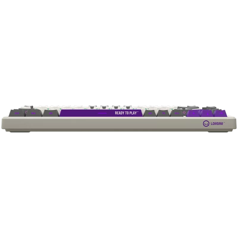 LORGAR KBP7075W, Kabellose 75% Mechanische Gaming-Tastatur Pro, Beige, EN-Layout