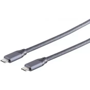 USB-C-Kabel ShiverPeaks BS13-47030 2 m USB 3.2 Gen 2 USB-C Grau