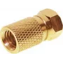 F-Stecker ShiverPeaks FAS-G 7.5 vergoldet für 7,5 mm Koaxialkabel