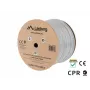 Netzwerkkabel LANBERG LCUF6L-11CU-0305-S U/FTP Cat6a auf Trommel, 305 m, 23 AWG, 500 MHz, grau