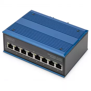 Unmanaged Switch Digitus DN-651121 8 Port Gigabit Ethernet PoE