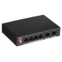 Dahua Technology PFS3006-4ET-60 Unmanaged L2 Fast Ethernet (10/100) Power over Ethernet (PoE) Schwarz