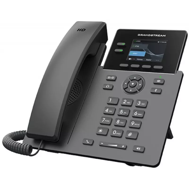 IP-Telefon Grandstream GRP2610, 2-Leitungen HD-Audio, Carrier-Grade VoIP-Telefon