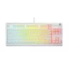 Tastatur SteelSeries Apex 3 TKL US, weiß