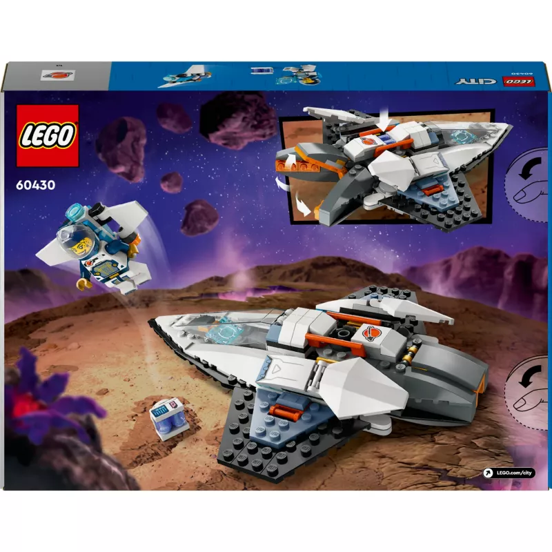 LEGO City Bauspielzeug Raumschiff 60430 — 240 Teile, 1 Minifigur, ab 6 Jahren, 170×220×40 mm