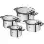 ZWILLING SIMPLIFY 66870-004-0 Topfset Edelstahl 4-tlg. Silber Schwarz