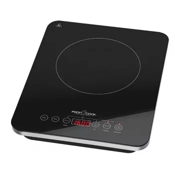 ProfiCook EKI 1062 Schwarzes Induktionskochfeld für die Arbeitsplatte, 1 Zone