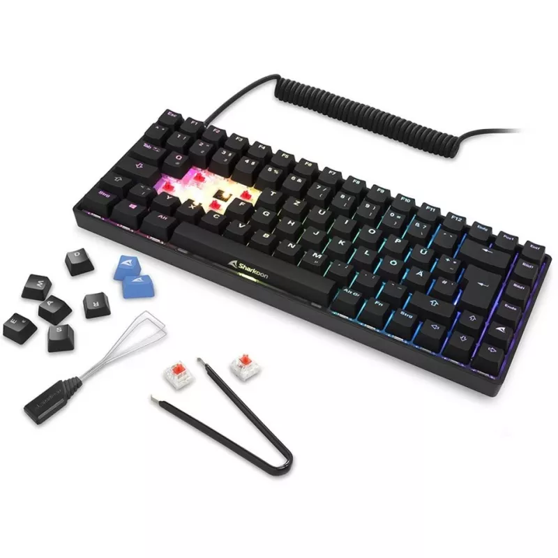 Sharkoon SKILLER SGK50 S3 Tastatur Gaming USB QWERTZ Deutsch Schwarz