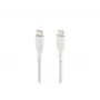 Kabel geflochten USB-C auf USB-C 1m Weiß