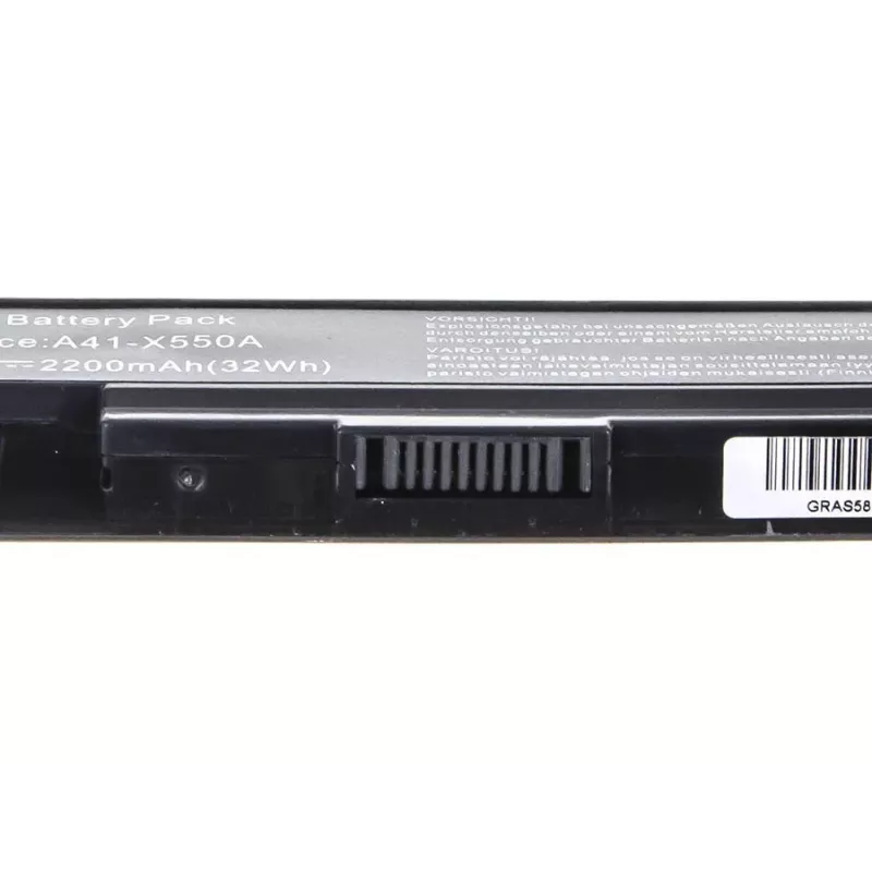 Battery Grün Cell AS58 for ASUS laptops — Li-Ion 2200 mAh, 14.4 V, 4 cells, Schwarz