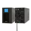 Qoltec 53042 USV (unterbrechungsfreie Stromversorgung) Doppelwandlung (Online) 1 kVA 800 W 2 AC-Ausgänge