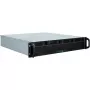 Server Case Inter-Tech 2U 2404L Rack Schwarz, Grau