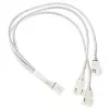 PWM-Lüfter-Y-Kabel Kolink PGW-AC-KOL-160, 35 cm, weiß ummantelt, 1-auf-2-PWM-Anschluss