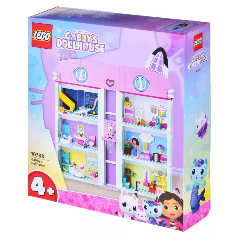 Konstruktionsspielzeug LEGO Gabby's Dollhouse Set 10788 — 498 Teile, 3 Minifiguren, für Kinder ab 4 Jahren