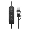 Monaurales USB-Kabel-Headset Poly Mission 615 — Gewicht 117,5 g