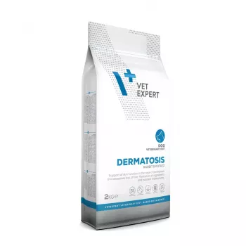 Trockenfutter für Hunde VETEXPERT Veterinary Diet Dermatosis Kaninchen & Kartoffel 2 kg — ausgewachsene Hunde, Monoprotein, getreidefrei/glutenfrei/sojafrei