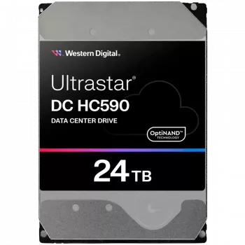 HDD Server WD/HGST ULTRASTAR DC HC590 (3.5'', 24 TB, 512 MB, 7200 U/min, SATA 6 Gb/s, 512e SE NP3) SKU: 0F65684
