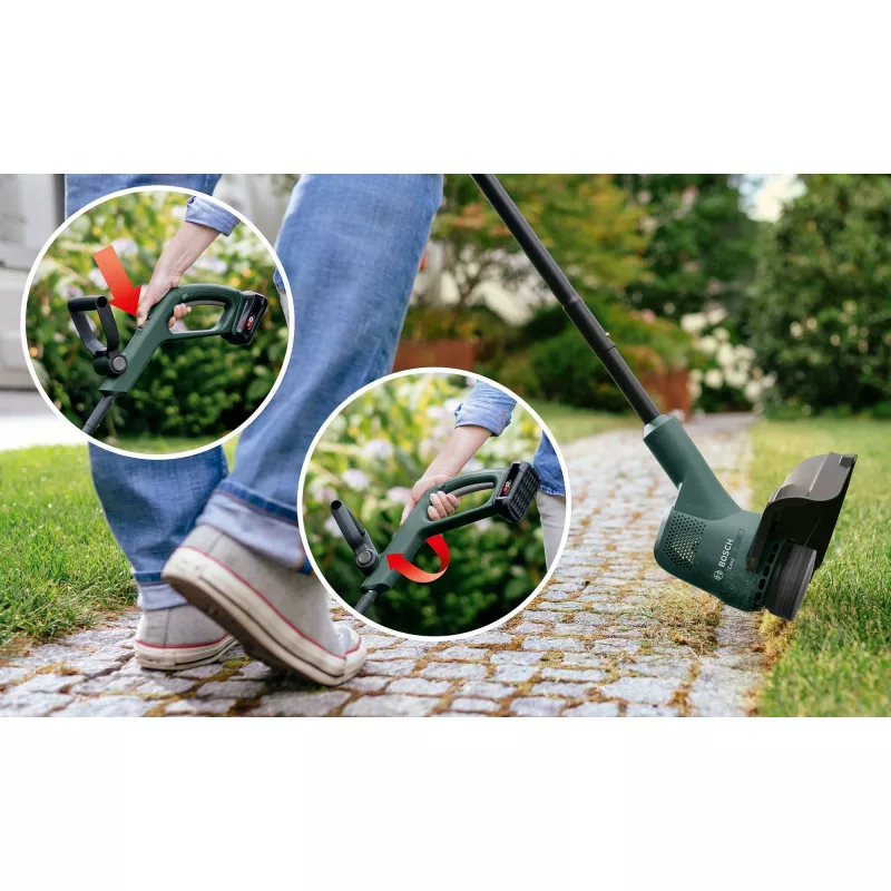 Akku-Rasentrimmer EasyGrassCut 18-260, 18 Volt (Grün/Schwarz, 2x Lithium-Ionen-Akku 2,0Ah, POWER FOR ALL ALLIANCE)
