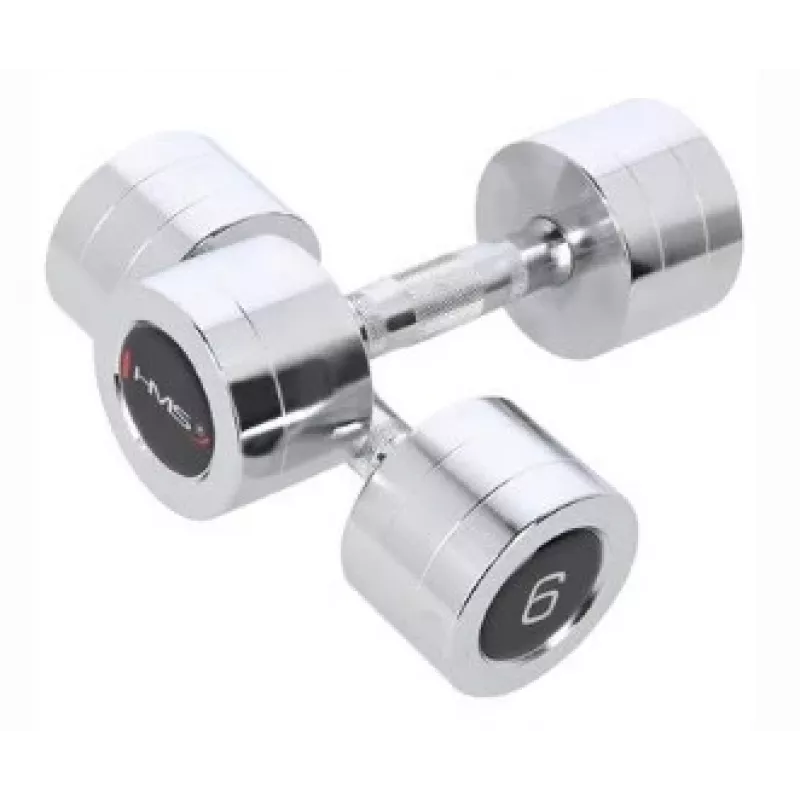 HMS Fitness CHD06 Festgewicht-Hantel 6 kg 2 Stück