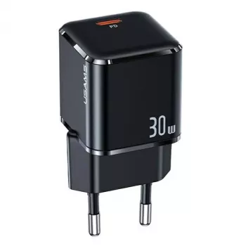 Wandladegerät usams T45 30W USB‑C PD3.0 für Smartphones und Tablets