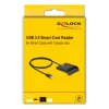 Smart Card Reader DeLOCK 91724 USB Typ-A Schwarz