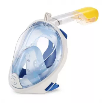 Vollgesichts-Schnorchelmaske Free Breath M2068G L/XL Blau — Vollansicht, Größe L/XL